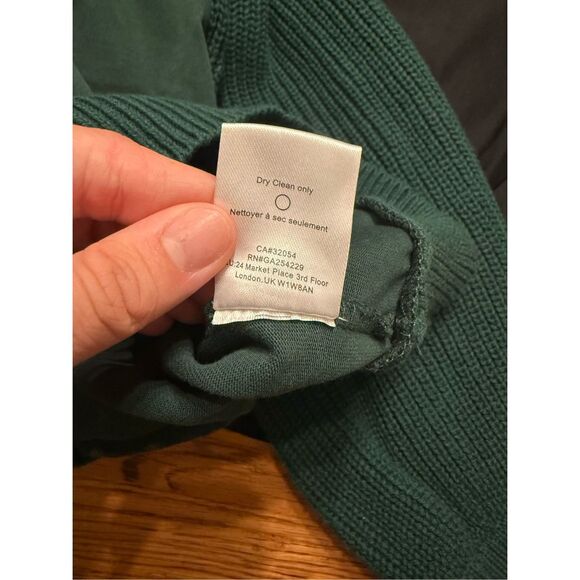Anthropologie Dolan Green Left Coast Turtleneck Knit Pullover Sweater Size Small - Picture 6 of 6